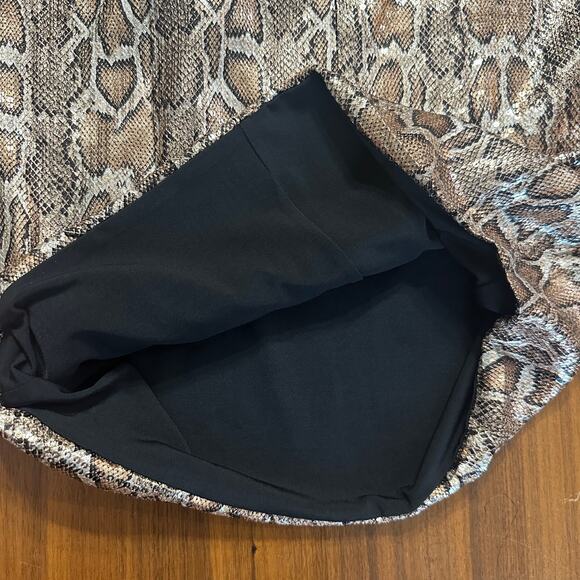 Revolve Nookie Blind Date Midi Dress in Bronze, Strapless Ruched, Size Large - Picture 12 of 12